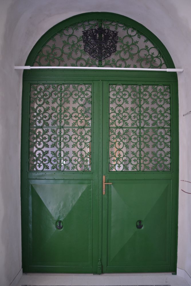 kovaná vrata - zámek N. Syrovice